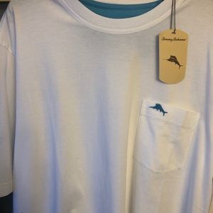 XL Tommy Bahama White Shirt NWT